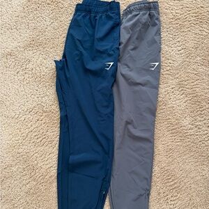 Gymshark Navy and Gray Sweatpants